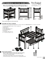 New England Arbors The Cambridge Raised Planter Box Assembly Instructions preview