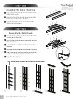 Preview for 2 page of New England Arbors The Fairfield Deluxe Arbor/Arch Assembly Instructions