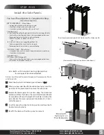 Preview for 5 page of New England Arbors The Fairfield Deluxe Arbor/Arch Assembly Instructions