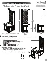 Предварительный просмотр 1 страницы New England Arbors The Kensington Planter Box & Trellis Assembly Instructions