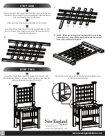 Предварительный просмотр 2 страницы New England Arbors The Raised Planter Trellis Assembly Instructions