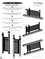 Preview for 2 page of New England Arbors The Richmond Grande Arbor Assembly Instructions