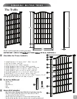 New England Arbors The Trellis Assembly Instructions preview