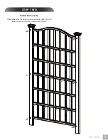 Preview for 3 page of New England Arbors The Trellis Assembly Instructions