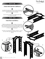 Предварительный просмотр 2 страницы New England Arbors The Westwood Arbor Assembly Instructions