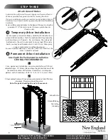 Предварительный просмотр 3 страницы New England Arbors The Westwood Arbor Assembly Instructions