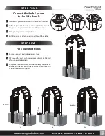 Предварительный просмотр 5 страницы New England Arbors The Wyndham Arbor Assembly Instructions