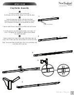 Preview for 11 page of New England Arbors Trellis Pergola Assembly Manual