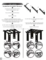 Preview for 14 page of New England Arbors Trellis Pergola Assembly Manual