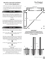 Preview for 17 page of New England Arbors Trellis Pergola Assembly Manual