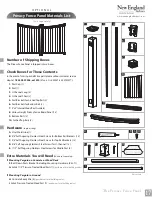 Preview for 17 page of New England Arbors ups Bordeaux Assembly Manual