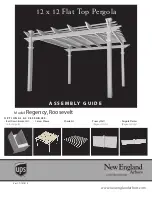 New England Arbors UPS Regency Assembly Manual предпросмотр