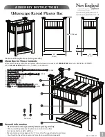 Preview for 1 page of New England Arbors Urbanscape Raised Planter Box Assembly Instructions