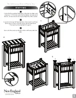 Preview for 3 page of New England Arbors Urbanscape Raised Planter Box Assembly Instructions