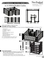 New England Arbors VA68239 Assembly Instructions preview