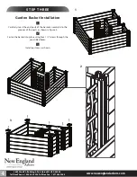 Preview for 4 page of New England Arbors VA68239 Assembly Instructions