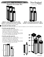 Предварительный просмотр 1 страницы New England Arbors VA80350 Assembly Instructions