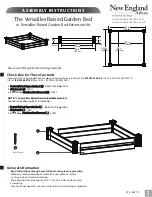 Preview for 1 page of New England Arbors Versailles Assembly Instructions