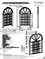 Preview for 1 page of New England Arbors Vienna Assembly Instructions