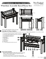 Preview for 1 page of New England Arbors Wheelchair Accessible Raised Planter Box Assembly Instructions