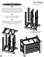 Preview for 2 page of New England Burbank Raised Potting Bench Assembly Instructions