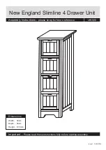 Preview for 1 page of New England Slimline 4 UW505 Assembly Instructions Manual