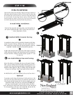 Preview for 5 page of New England The Carolina Arbor Assembly Instructions