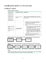 Preview for 15 page of New H3C Technologies H3C S6520X-SI Series Installation Manual