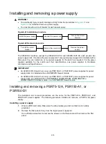 Preview for 27 page of New H3C Technologies H3C S6520X-SI Series Installation Manual