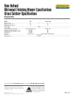 Preview for 3 page of New Holland 230GM Specifications