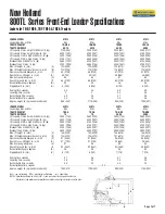 New Holland 810TL Specifications preview