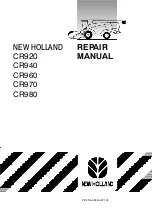 New Holland CR920 Repair Manual preview