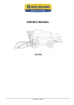 Preview for 1 page of New Holland CSX7000 Service Manual