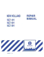 New Holland MZ14H Repair Manual предпросмотр