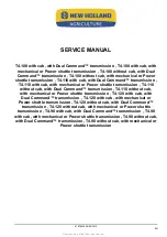 Preview for 2 page of New Holland T4.100 Tier 4B Service Manual