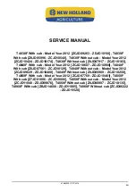 Preview for 2 page of New Holland T4030F Service Manual