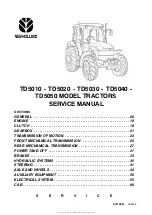 Preview for 2 page of New Holland TD5010 Service Manual