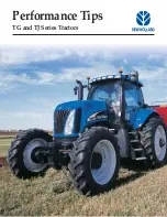 New Holland TG Series Performance Manual preview