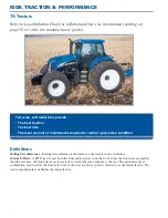 Preview for 18 page of New Holland TG Series Performance Manual