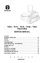 Preview for 1 page of New Holland TK65 Service Manual