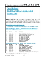 Preview for 117 page of New Holland TS-100A Assembly & Instruction Manual