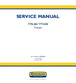 New Holland TT4.80 Service Manual preview