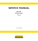 Preview for 1 page of New Holland W110C Service Manual