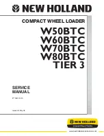 New Holland W50BTC Service Manual preview