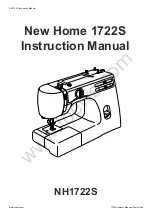 New Home NH1722S Instruction Manual preview