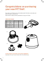 Preview for 4 page of New Image FITT BELL Assembly And User'S Manual