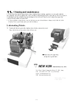 Предварительный просмотр 16 страницы NEW KON 112-605 Operating Manual