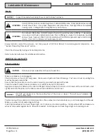 Preview for 52 page of New Leader NL5060G5 Operator'S Manual