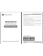 New Pos Technology NEW9220 Product Manual preview