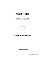 NEW SUNRISE NGR-3000 User Manual preview